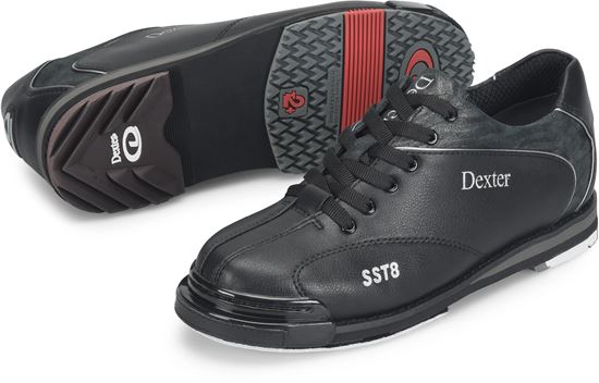 Picture of Dexter Women's SST 8 Pro Black Silver Wide Bowling Shoes