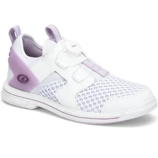Picture of Dexter Women's DexLite Pro BOA White Lavender Right Hand Bowling Shoes