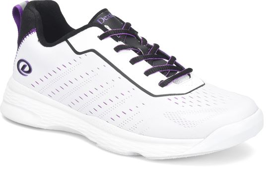 Picture of Dexter Trixie White Black Purple Women's Bowling Shoes