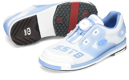 Picture of Dexter Women's SST 8 Power Frame BOA White Blue Bowling Shoes