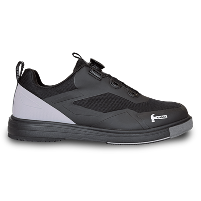 Picture of Hammer Men's Vibe Black Grey Left Hand Bowling Shoes