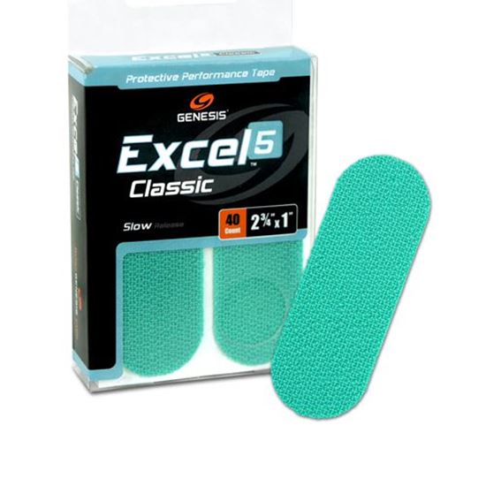 Picture of Genesis Excel 5 Classic Tape Aqua Pre Cut 40 Count