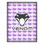Picture of Motiv Venom Black Purple SD Leather Bowling Shammy