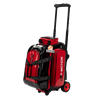 Picture of Genesis Sleek Gloss 2 Ball Double Roller Black Red Bowling Bag