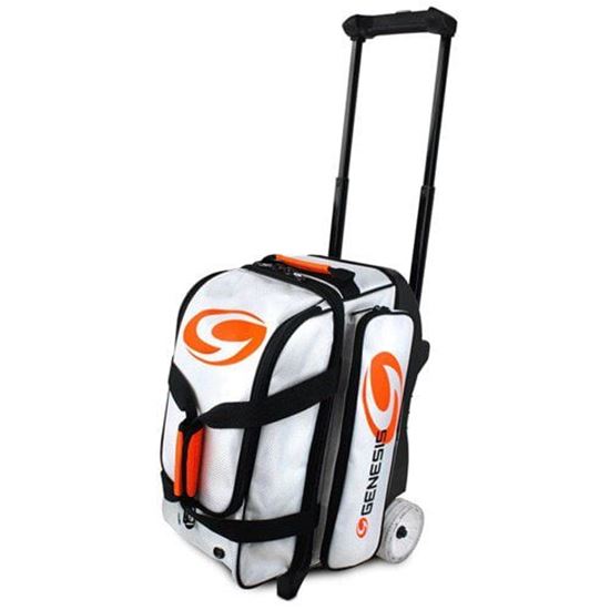 Picture of Genesis Sport 2 Ball Double Roller White Bowling Bag