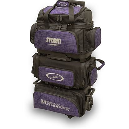 Picture of Storm 6 Ball Rolling Thunder Abstract Purple Black Bowling Bag