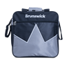 Picture of Brunswick Blast 1 Ball Single Tote Silver Bowling Bag