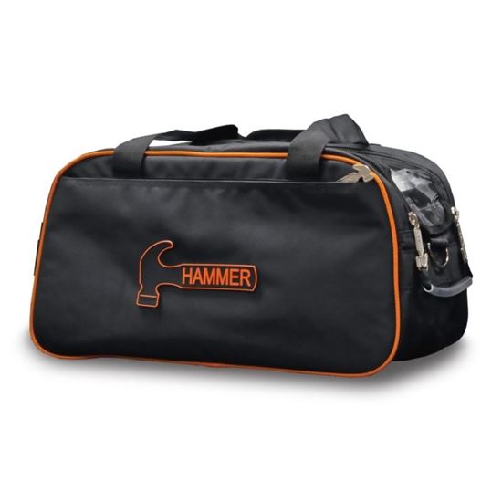 Picture of Hammer Premium Orange Black Double Tote 2 Ball Bowling Bag
