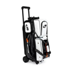 Picture of Genesis Sleek Gloss 3 Ball Triple Roller White Black Bowling Bag